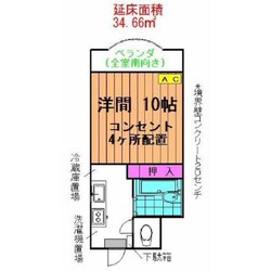 PLAZA磯部の物件間取画像